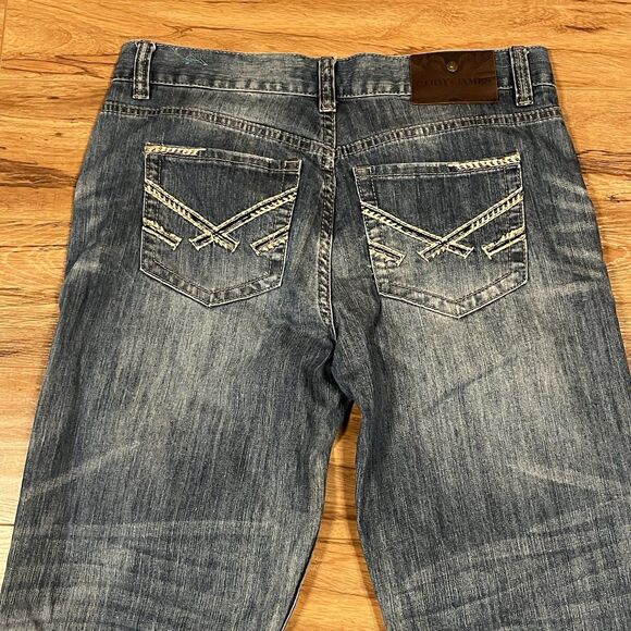 CODY JAMES Jeans Mens 32x36 Blue Core Flex Denim Relaxed Bootcut Western - Picture 1 of 9